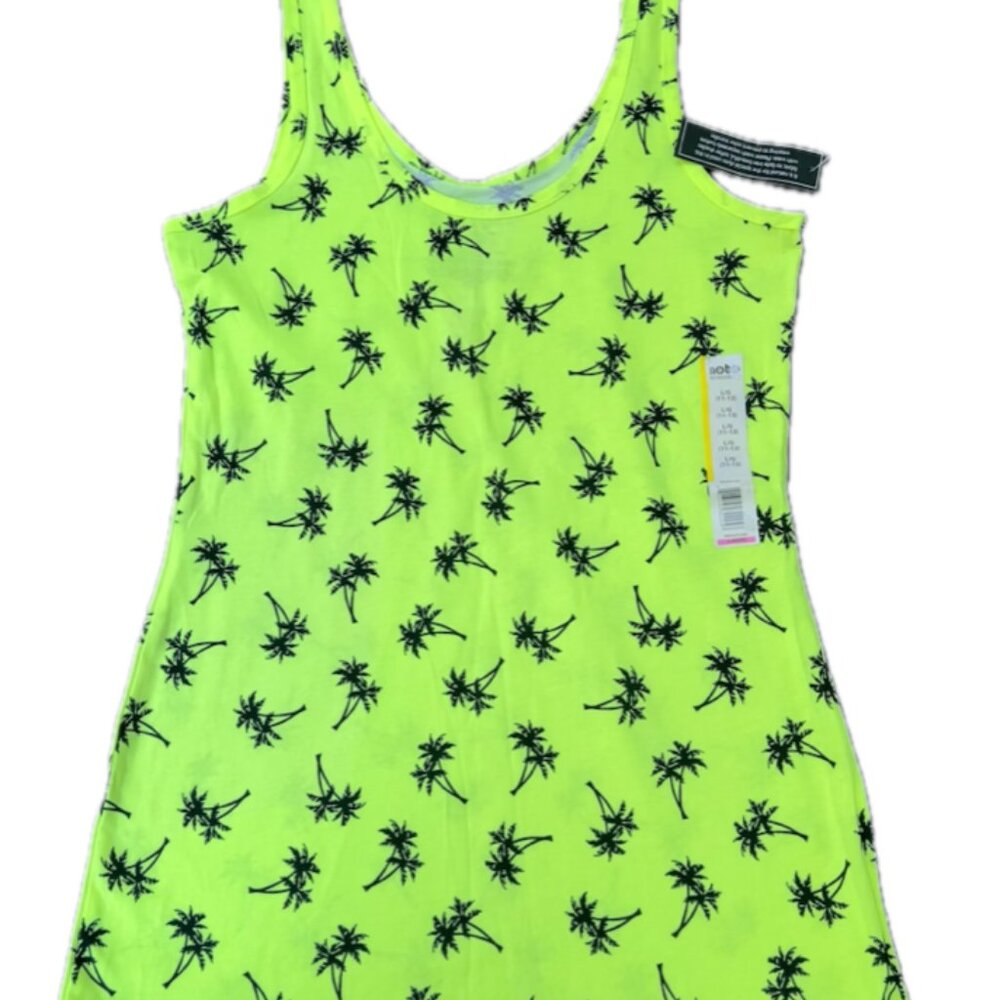 No Boundaries girls large bright palm summer tank!